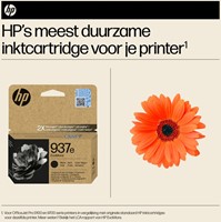 937E | 1x Zwart | Evomore | Origineel | Cartridges voor HP-1