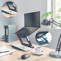Laptopstandaard Leitz Ergo verstelb multihoek gs-3