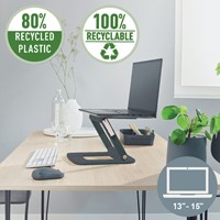 Laptopstandaard Leitz Ergo verstelb multihoek gs-4