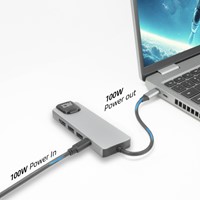 ACT | Docking | Station | USB-C | HDMI | 4K | PD Pass Through 100 Watt | 2x USB-A | LAN | Space Gray-2