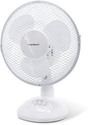 Aigostar | Tafel ventilator | 3 bladen | 2 standen | Ø 27cm | Wit