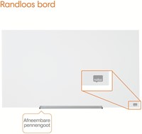 Glasbord Nobo Impresssion Pro 99,3x55,9cm briljant wit-7