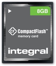 Integral | CompactFlash  | 8 GB | 100 x | 15 MB/s