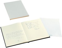 Gastenboek Brepols Belleganza 235x297mm wit