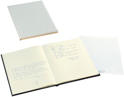 Gastenboek Brepols Belleganza 235x297mm wit