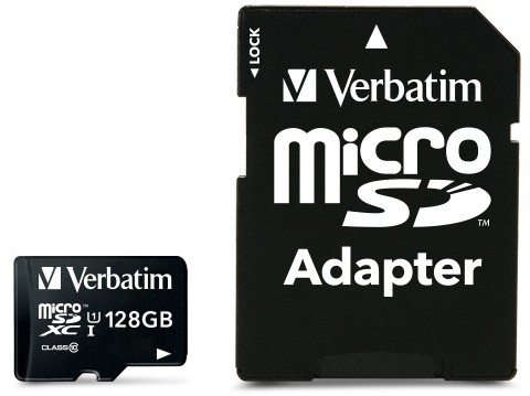 Verbatim | MicroSDXC | 128 GB | 90 MB/s | Premium