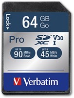 Verbatim | SDHC | 64 GB | UHS-I | U3 | Pro-2