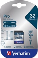 Verbatim | SDHC | 32 GB | UHS-I | U3 | Pro-3