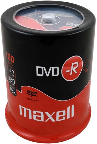 Maxell | DVD-R | 4.7 GB | 100 stuks