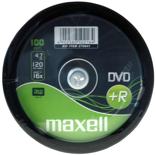Maxell | DVD+R | 4.7 GB | 100 stuks-2