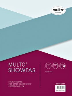 Showtas Multo A3 23-gaats PP 0.08mm dwars 10 stuks