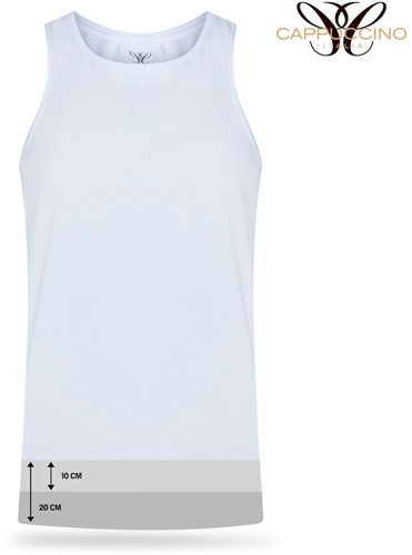 Belluno 3-pack halter hemden White S-2