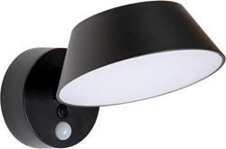 Led's Light - Solar buitenlamp - 350lm 4000K - Zwart - IP54 - Sensor