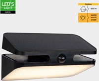 Led's Light | Solar | Buitenlamp | 600lm | 2700K | P54 | Sensor | Zwart-3