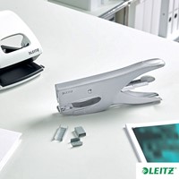 Niettang Leitz achterlaadmodel P3 40 vel zilver-1