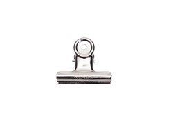 Papierklem MAUL Bulldog 50mm capaciteit 20mm zilver 10 stuks
