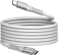 Verbatim | Sync en Laad Kabel | USB-C | 480 Mbps | Max 60 Watt | 1,2 mtr | Magnetisch | Nylon | Grijs