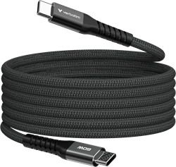 Verbatim | Sync en Laad Kabel | USB-C | 480 Mbps | Max 60 Watt | 1,2 mtr | Magnetisch | Nylon | Zwart