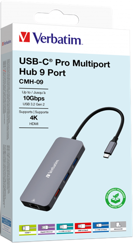 Verbatim | Hub | Pro | USB-C | CMH-09 | 9 poorts-3