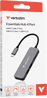Verbatim | Hub | Essentials | USB-C | 4 poorts-2