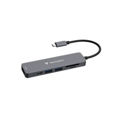 Verbatim | Hub | Essentials | Kaartlezer | USB-C | 6 poorts