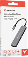 Verbatim | Hub | Essentials | Kaartlezer | USB-C | 7 poorts-2