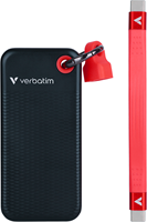 Verbatim | SSD | Extern | 1 TB | USB 3.2 | USB-C | Portable | Zwart-Rood-3
