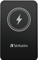 Verbatim | Powerbank | 5.000 mAh | USB-C | Magnetisch opladen | Charge 'n' Go | Zwart