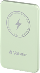 Verbatim | Powerbank | 5.000 mAh | USB-C | Magnetisch opladen | Charge 'n' Go | Groen