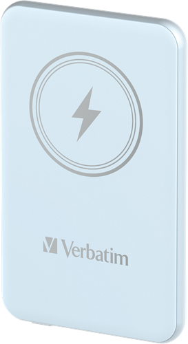 Verbatim | Powerbank | 5.000 mAh | USB-C | Magnetisch opladen | Charge 'n' Go | Blauw