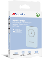 Verbatim | Powerbank | 5.000 mAh | USB-C | Magnetisch opladen | Charge 'n' Go | Blauw-3