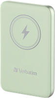 Verbatim | Powerbank | 10.000 mAh | USB-C | Magnetisch opladen | Charge 'n' Go | Groen