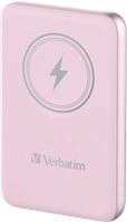 Verbatim | Powerbank | 10.000 mAh | USB-C | Magnetisch opladen | Charge 'n' Go | Roze