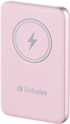 Verbatim | Powerbank | 10.000 mAh | USB-C | Magnetisch opladen | Charge 'n' Go | Roze
