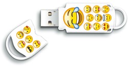 Integral | USB Stick | 16 GB | USB 2.0 | Lezen 12 MB/s | Schrijven 3 MB/s | Expression | Emoji