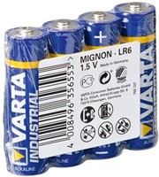 Varta | Batterijen | Alkaline | Industrial | AA | 4 Stuks