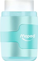 Puntenslijper Maped Connect 2gaats met gum display á 20 stuks pastel assorti-5