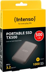 Intenso | SSD | Extern | 500 GB | USB-A | USB-C | TX500