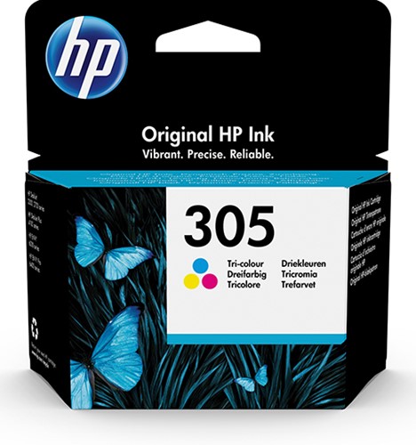 305 | 1x Kleur | Origineel | Cartridges voor HP