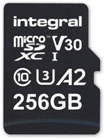 Integral | MicroSDXC | 256 GB | Professional +