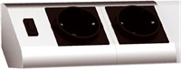 Hi LIte | Led | TL Armatuur | 59 cm | 1x 12W | 780lm | 4000K | Neutraal wit | 2 Stopcontacten | Incl. Schakelaar | Perfect voor onder keukenkastjes-2
