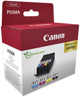 CLI-551 | 4 Pack | Origineel | Cartridges voor Canon-2