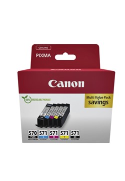 PGI-570 | CLI-571 | 5 Pack | Origineel | Cartridges voor Canon