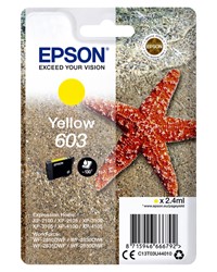 603 | 1x Geel | Origineel | Cartridges voor Epson