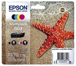 603 | 4 Pack | Origineel | Cartridges voor Epson