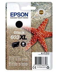 603 XL | 1x Zwart | Origineel | Cartridges voor Epson