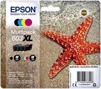 603 XL | 4 Pack | Origineel | Cartridges voor Epson