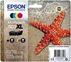 603 XL | 4 Pack | Origineel | Cartridges voor Epson