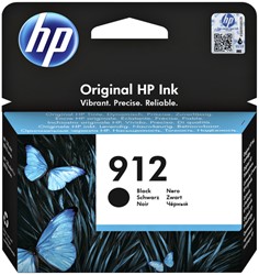 912 | 1x Zwart  | Origineel | Cartridges voor HP