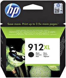 912 XL | 1x Zwart  | Origineel | Cartridges voor HP